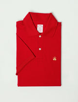 KNT SS SUPIMA STRETCH POLO ORG BB RED