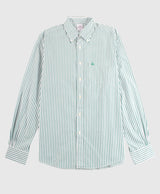 SPTFT LS FDY POPLIN STP BengalGreen