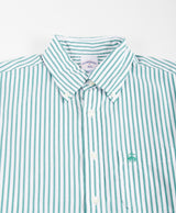 SPTFT LS FDY POPLIN STP BengalGreen