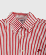 SPTFT LS FDY POPLIN STP BengalRed