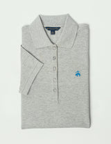 KNT CTN PQ POLO GF SS Grey Heather