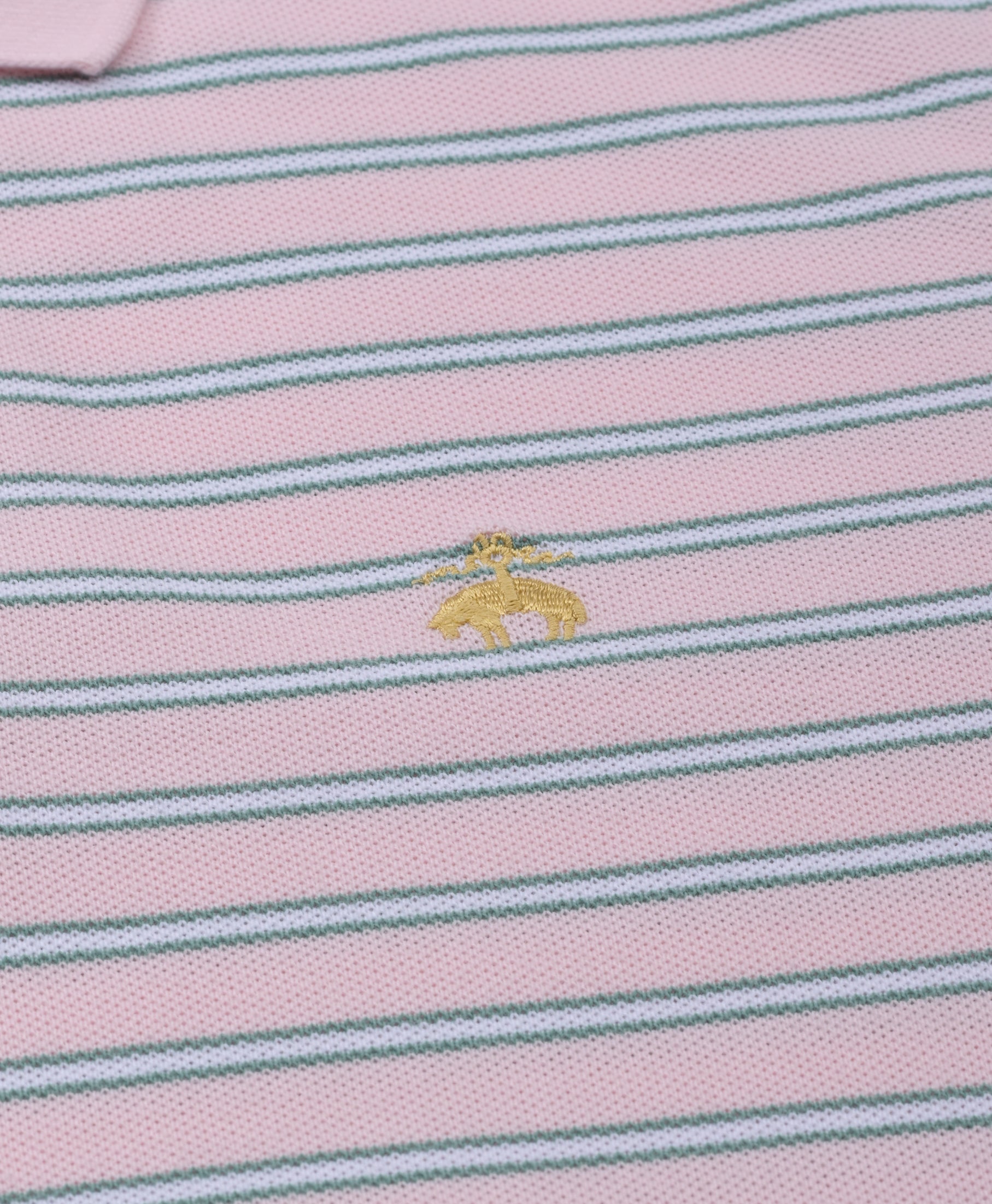 KNTFT SS STP PIQUE POLO SF PINK MULTI