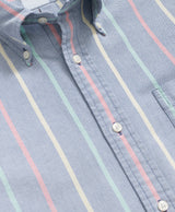 SPT ML FDY OX STRIPES LS NavyMultiStp