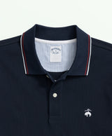 KNT PIQ TIPPED TENNIS SS POLO OF Navy