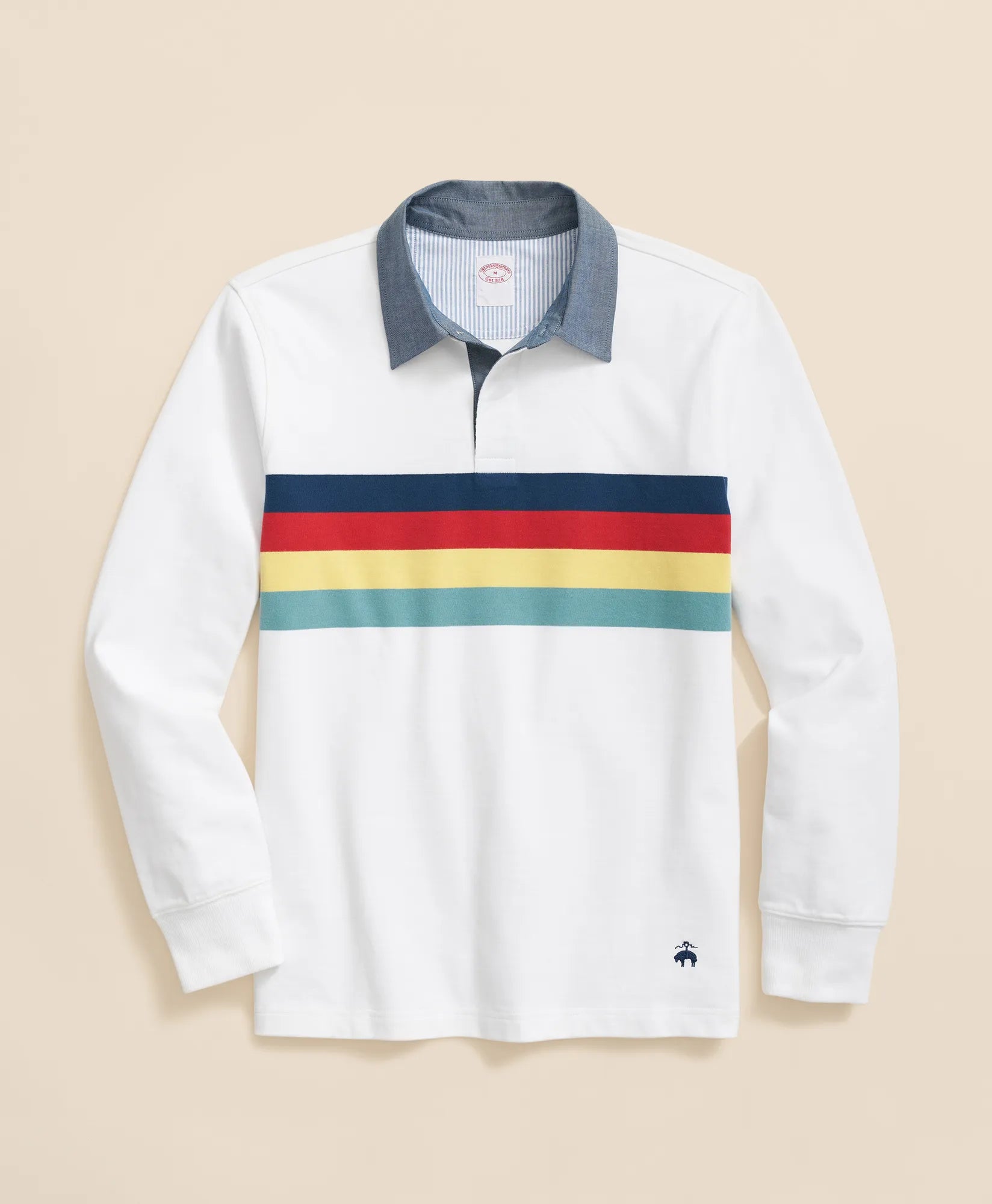 KNT RACING STP LS RUGBY WHITE MULTI