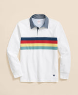 KNT RACING STP LS RUGBY WHITE MULTI