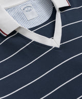 KNT SOCCER STP SS PIQUE POLO SF NAVY