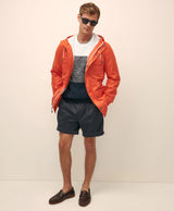 SWT COLOR BLOCK CABLE CREW Navy White St