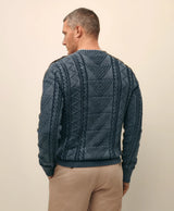 SWT INDIGO GANSEY CREW Navy Blazer