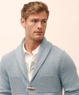 SWT TOGGLE CARDIGAN FadedDenim