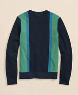 SWT CABANA LINKS CARDIGAN Navy/Green Str