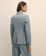 JKT LN SHAWL 1B NAVYWHITE
