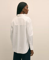 BLS CTN OXFRD OVERSIZED WHITE