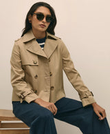 OUT CTN CRPPD TRNCH Khaki