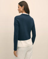 SWT CTN SPMA JKT Navy Blazer