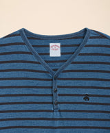 KNT SS INDIGO THIN STP TEE BLACK/INDIGO