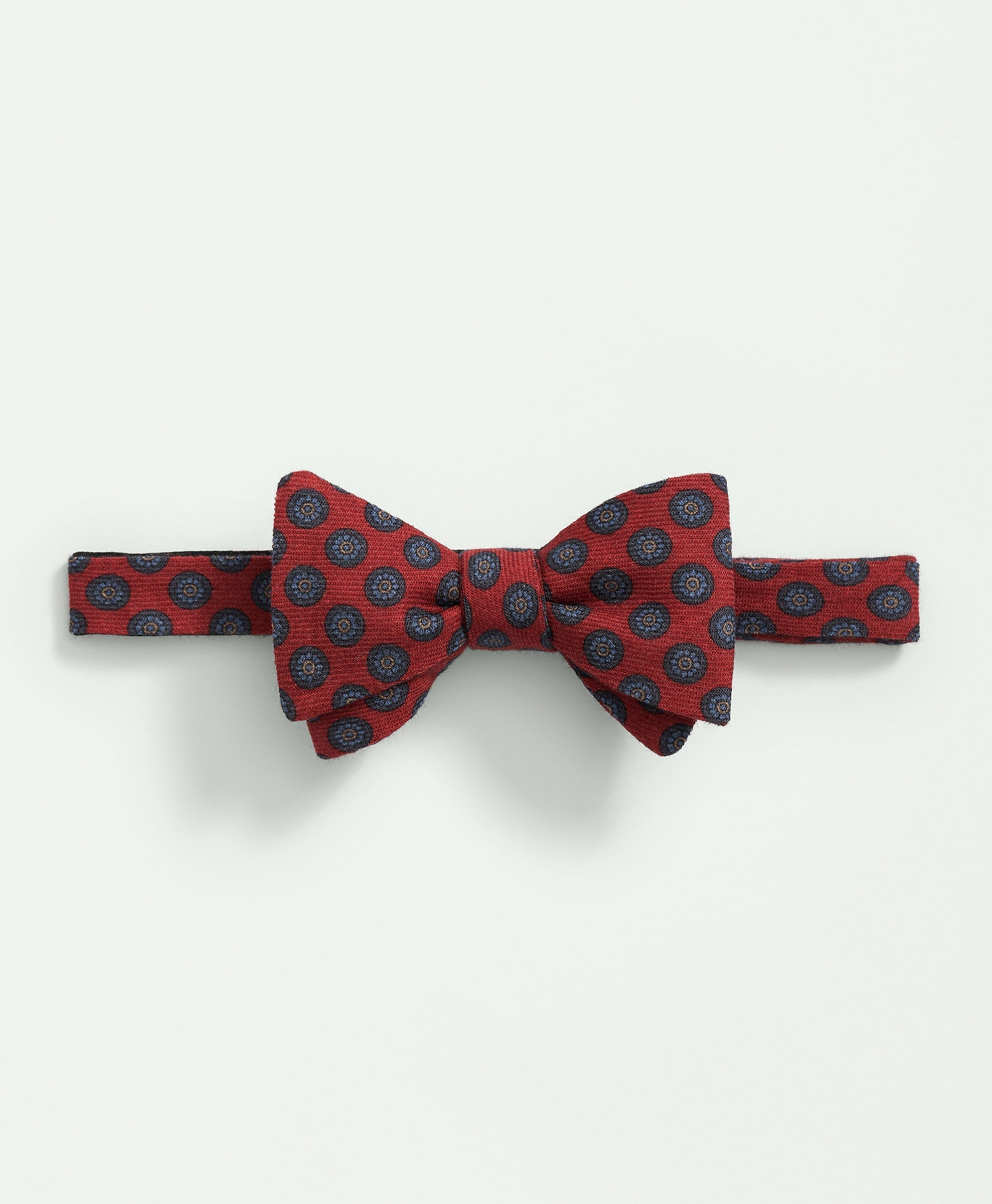 BOW TIE PRT MED FRM FLWR MEDALLION RedNa