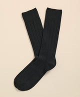 SOCK ML CASHMERE RIB Black