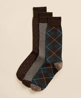 SOCK ML WL WARDROBE GIFT BOX BrownMulti