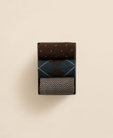SOCK ML WL WARDROBE GIFT BOX BrownMulti
