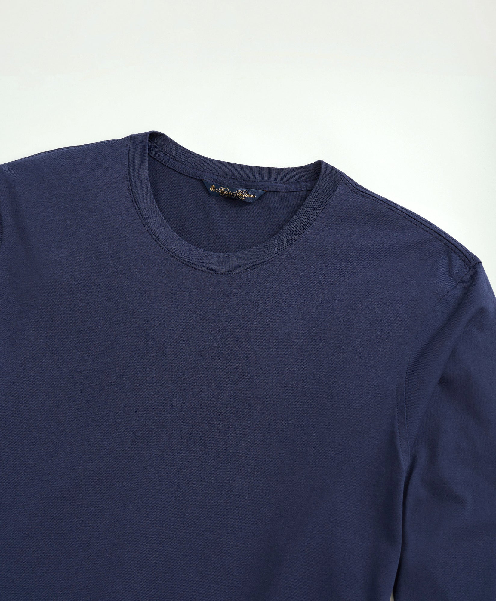 KNT CTN LS SOLID GF TEE OF Navy