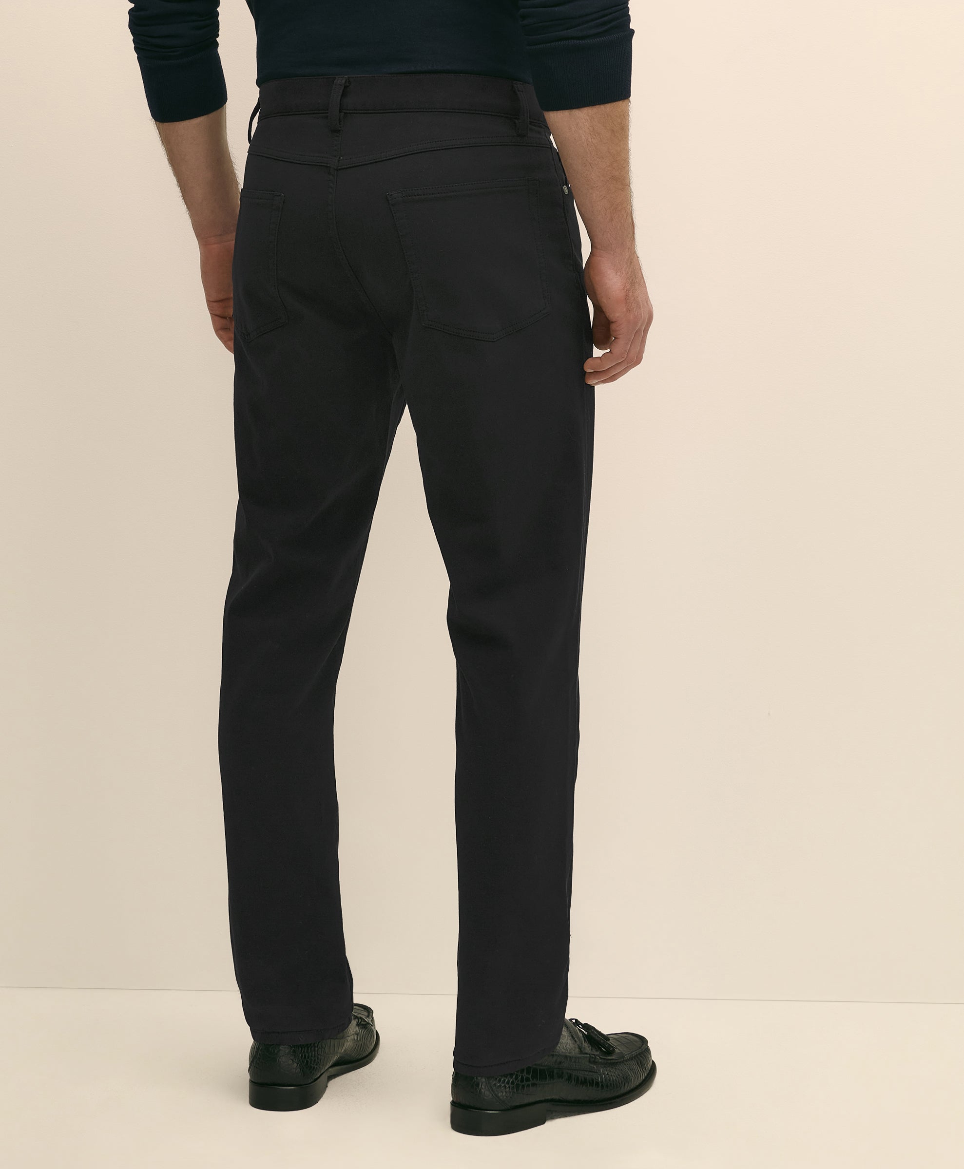 CBT RICHMOND 5 PKT PANT STRAIGHT BLACK