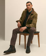 CBT RICHMOND 5 PKT PANT STRAIGHT BROWN
