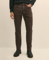 CBT RICHMOND 5 PKT PANT STRAIGHT BROWN
