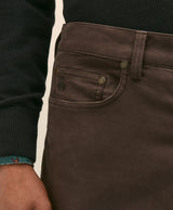 CBT RICHMOND 5 PKT PANT STRAIGHT BROWN