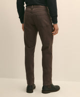 CBT RICHMOND 5 PKT PANT STRAIGHT BROWN