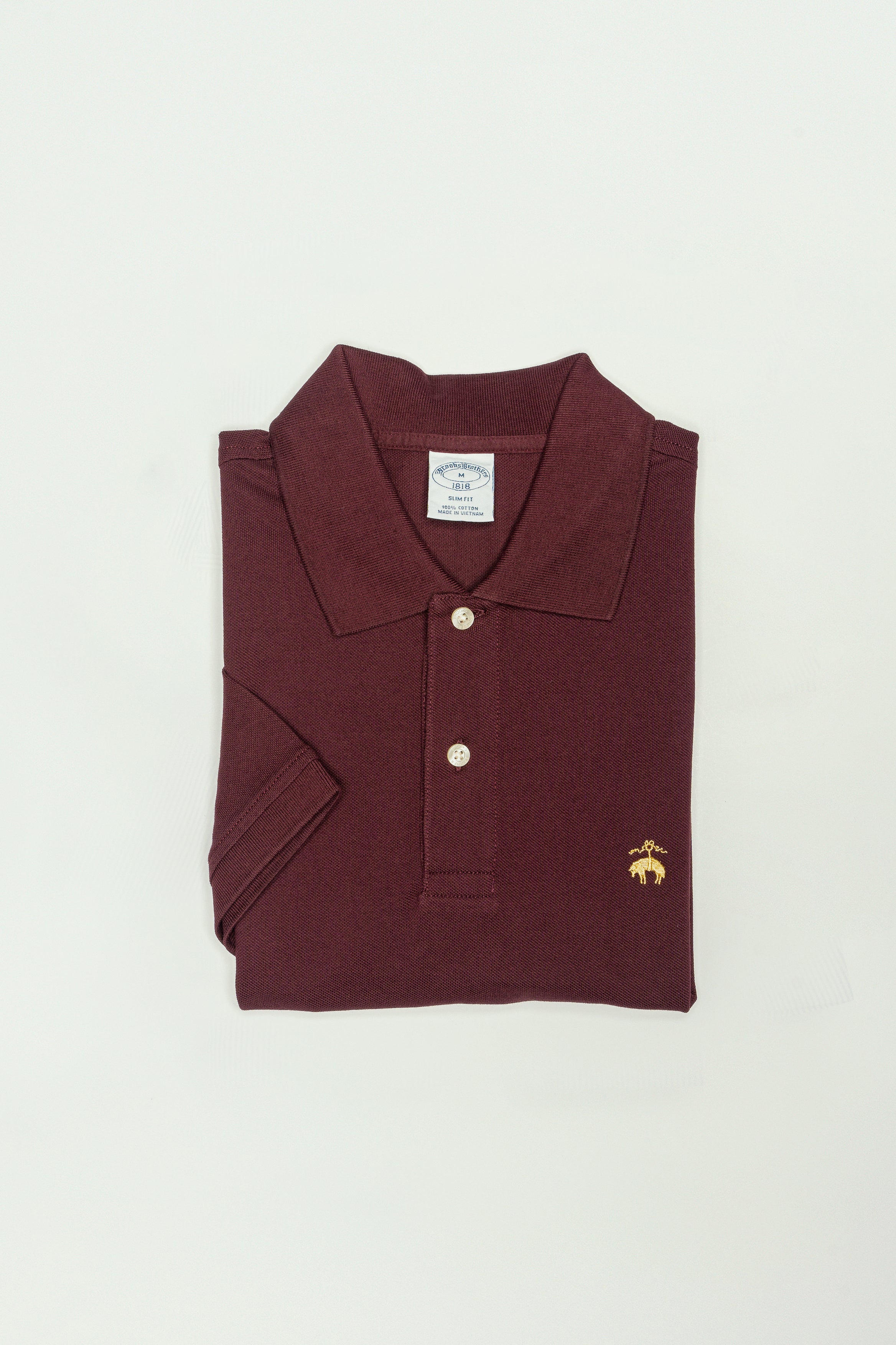 KNTFT SS Basic Pique Polo SF Burgundy