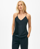 BLS SLK SLVLSS CAMI Navy Blazer
