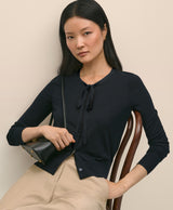 SWT SLK VSCS BOW CRDGN DEEP NAVY