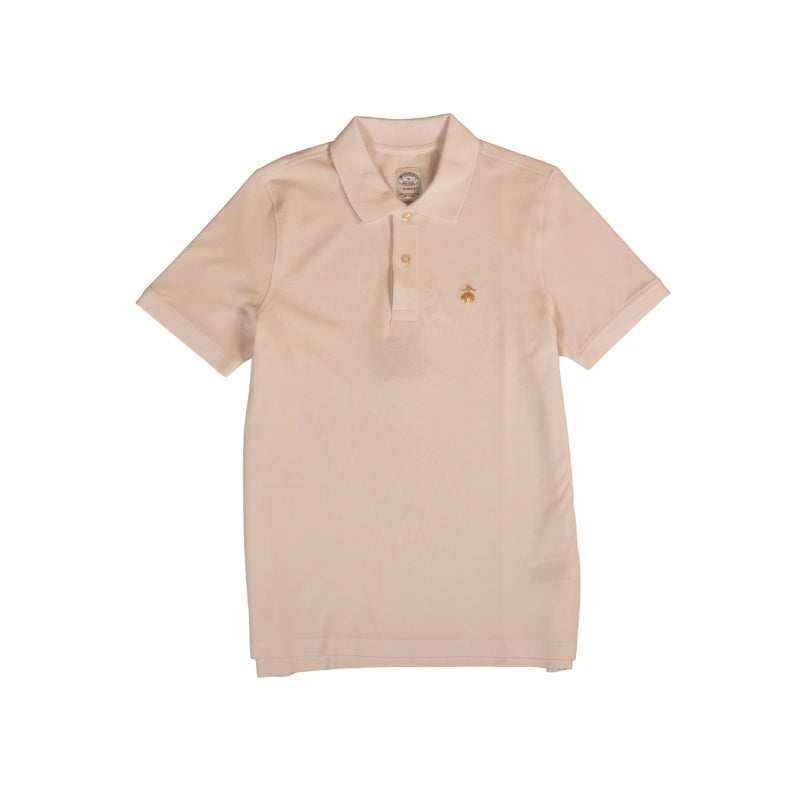 KNT SS SUPIMA STRETCH POLO SLIM White