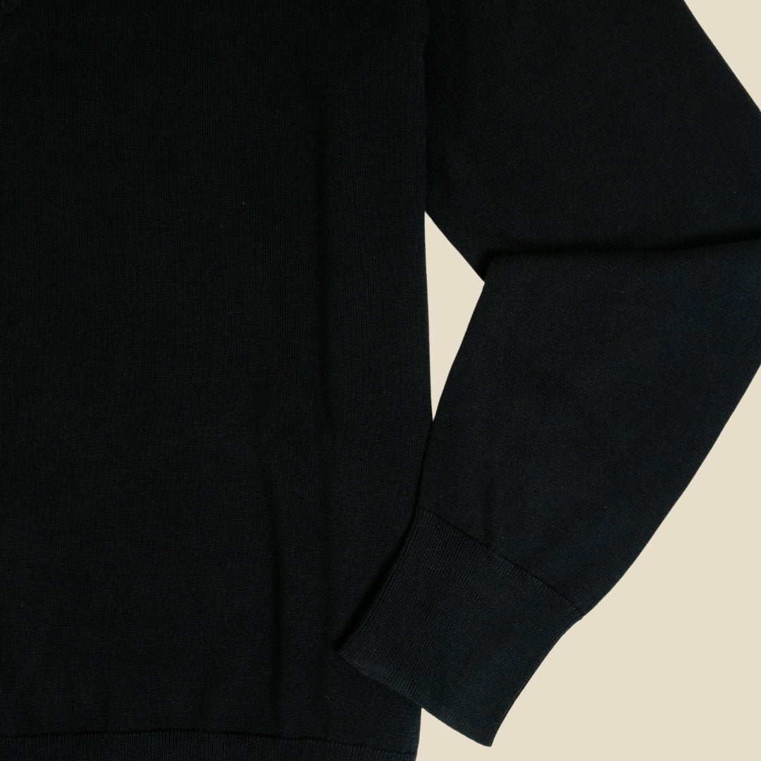 SWTFT CTN JSY HALF ZIP Caviar