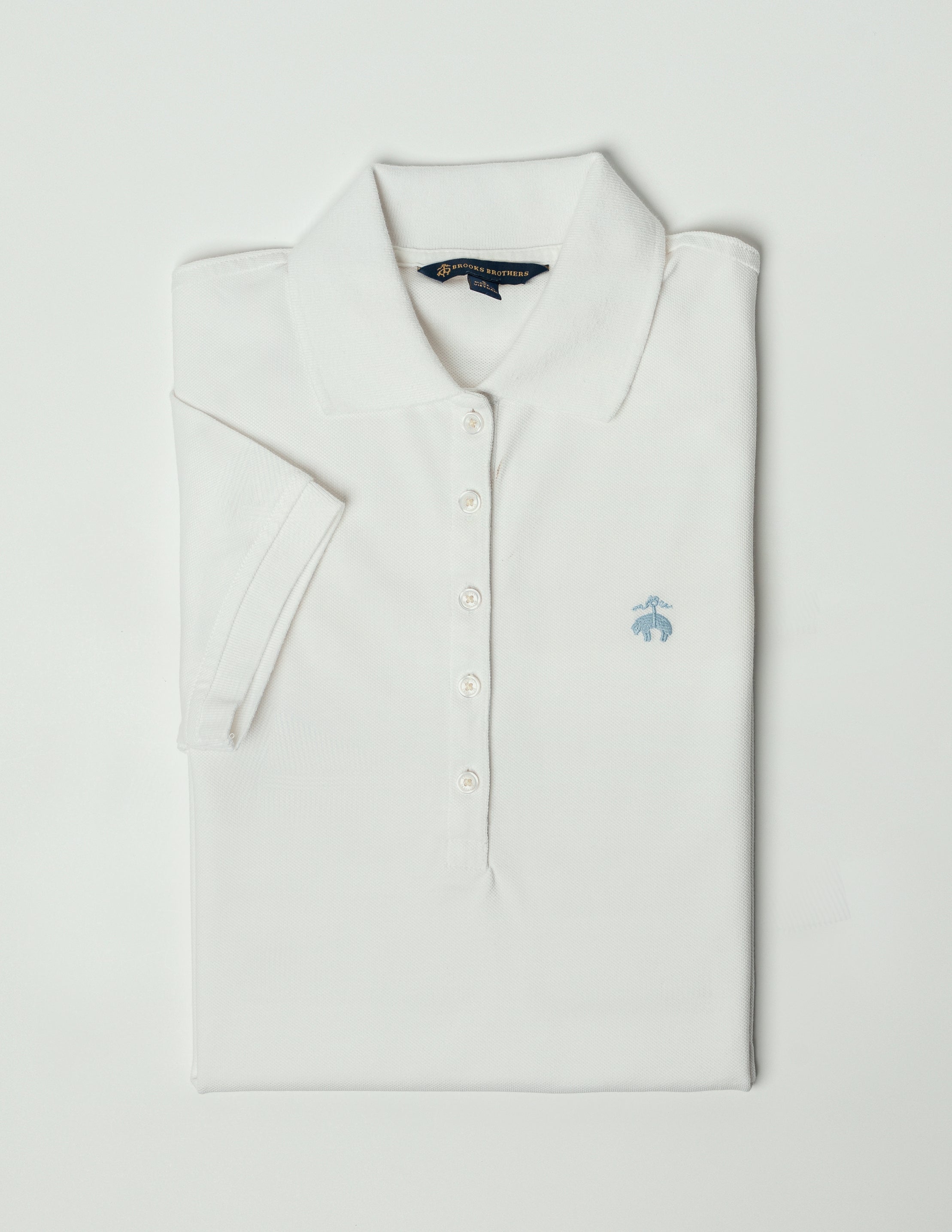 KNT CTN PQ POLO GF SS White