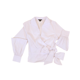 BLS CTN STRCH WRP LS White