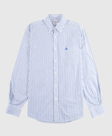 SPTFT LS FDY POPLIN STP BengalBlue