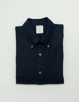 SPTFT LINEN SOLID PBD LS SLIM LOGO Navy