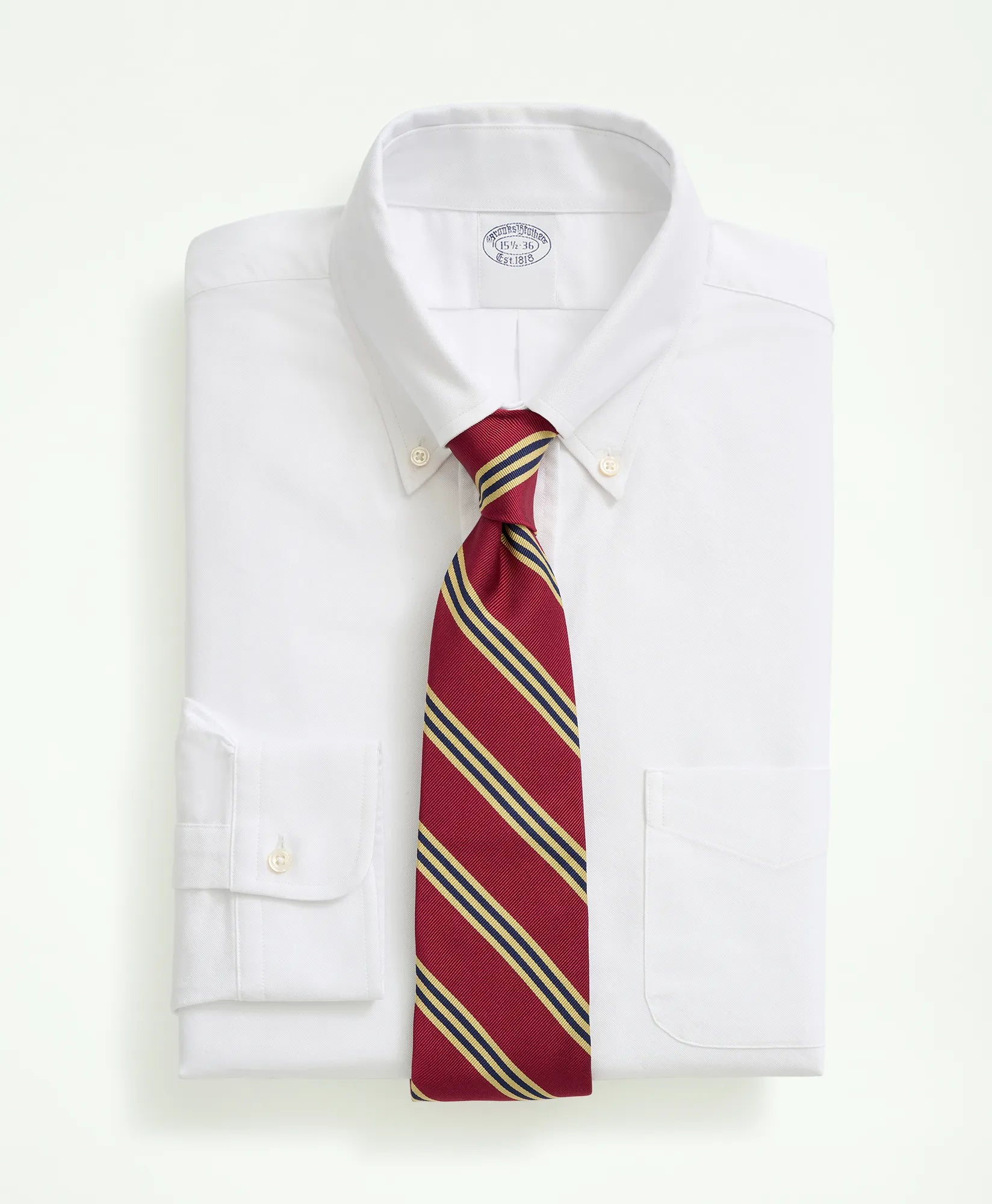 DS USA OXFORD SOLIDS PBD LS REG Solid Wh