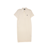 DRS KNT CTN PQ POLO SS White