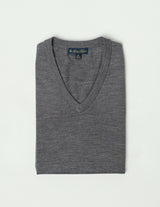 SWT MERINO PO VEST Grey Hthr. DARK GREY