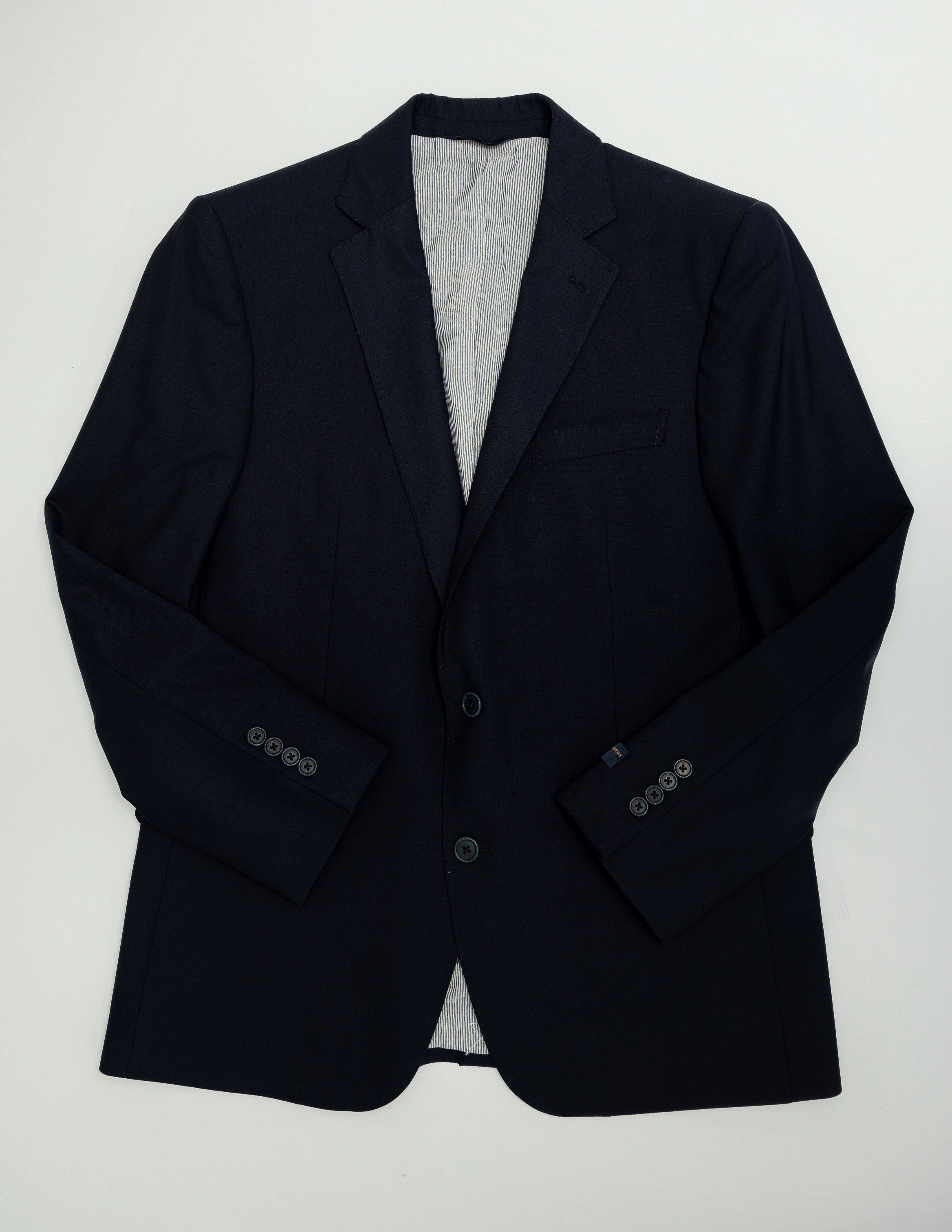Classic-Fit Stretch Wool Blend  Suit Jacket