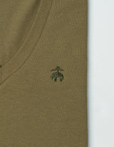 KNT CTN VNCK GF SS Burnt Olive
