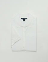 KNT PQ POLO SCLP SS White