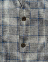 SPCT HOPSACK LIN 2BSV CLASSIC GREY CHECK