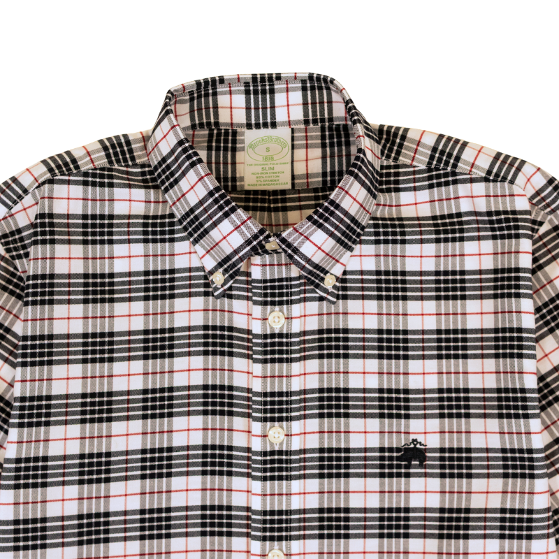 SPTFT NI OX STR LS FALL TARTANS SLIM Wht