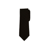 TIE WVN TWLL DOT BLACK