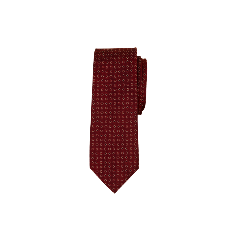 TIE WVN MARQUIS NEAT RED