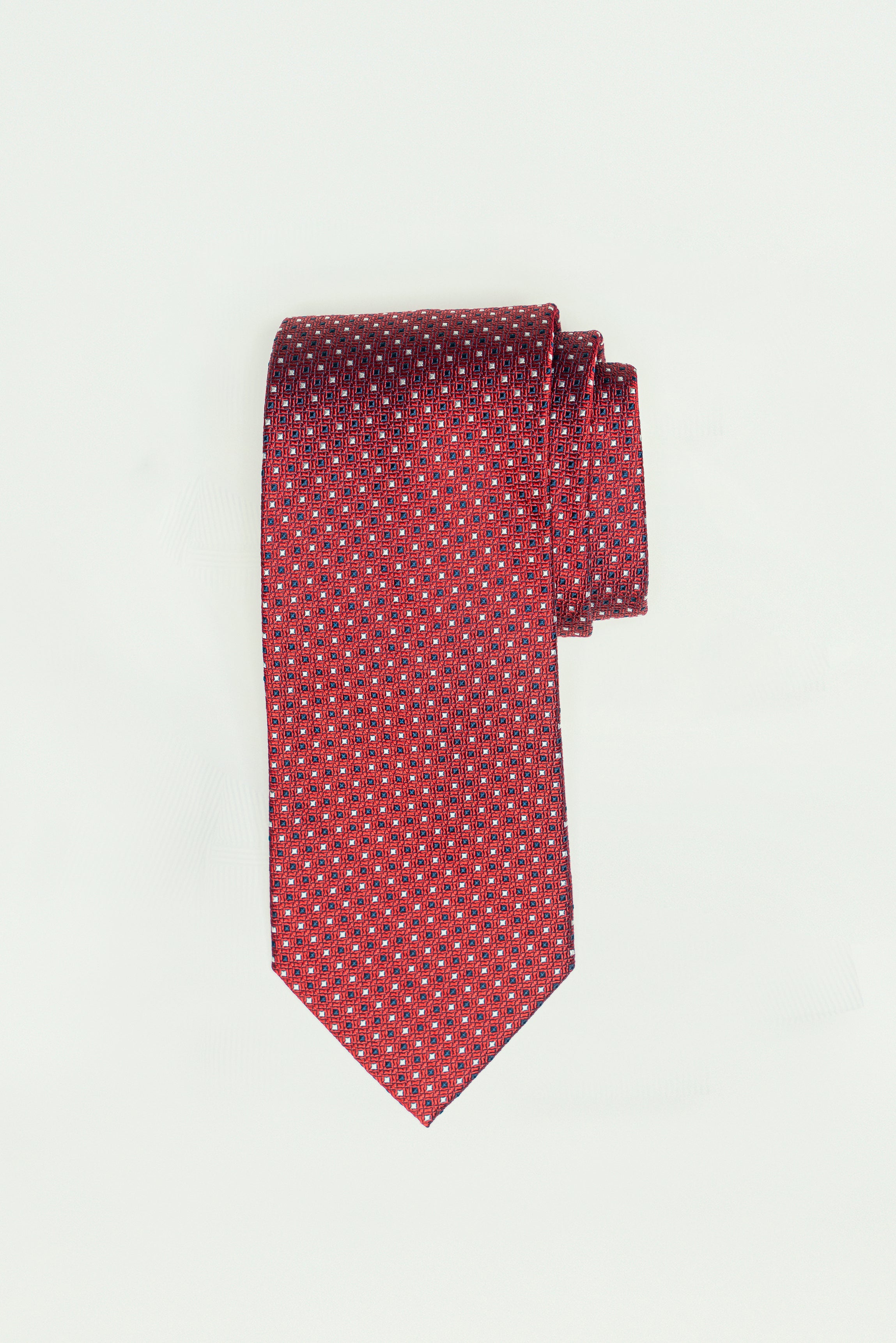 TIE WVN MINI 3CLR NEAT RED